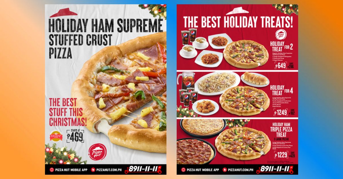 All I Want for Christmas is Pizza Hut's Holiday Ham Supreme Stuffed